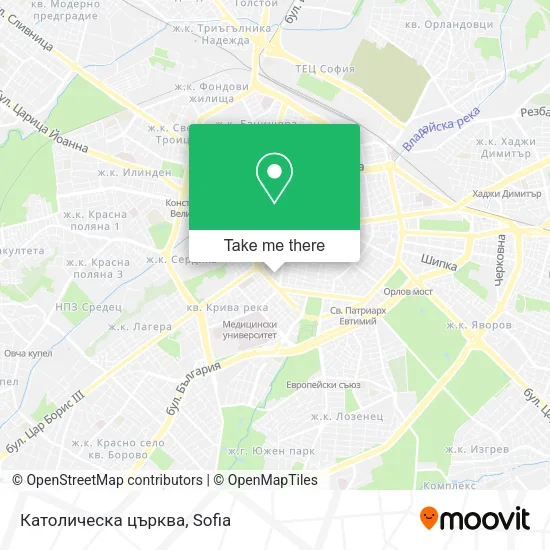 Католическа църква map