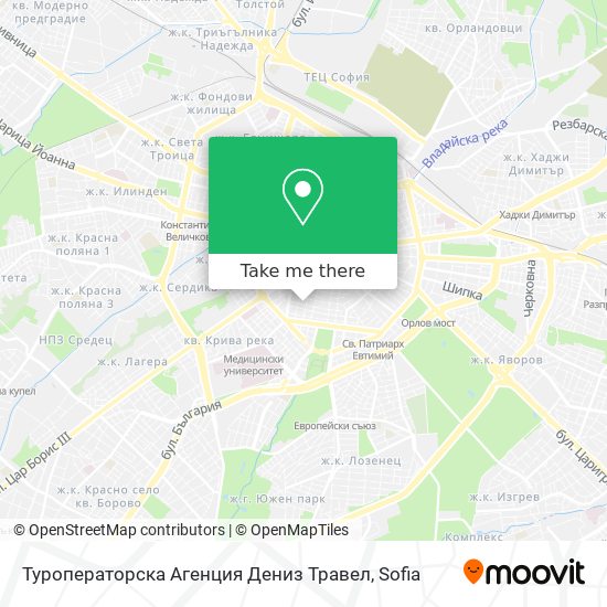 Туроператорска Агенция Дениз Травел map