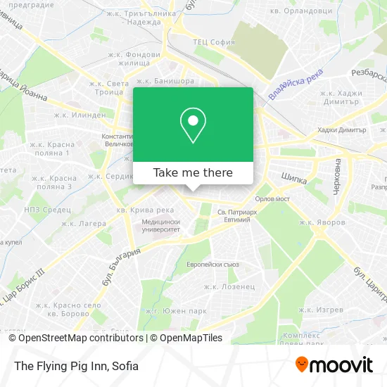 Карта The Flying Pig Inn