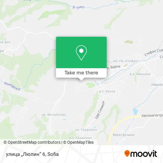 улица „Люлин“ 6 map