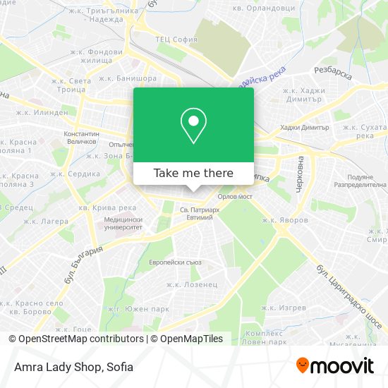 Amra Lady Shop map