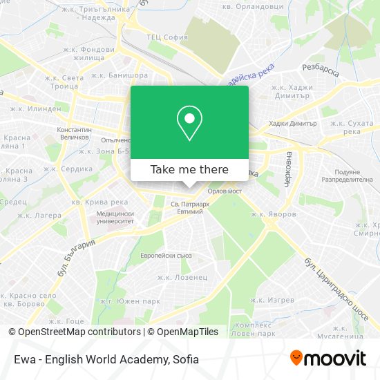 Ewa - English World Academy map