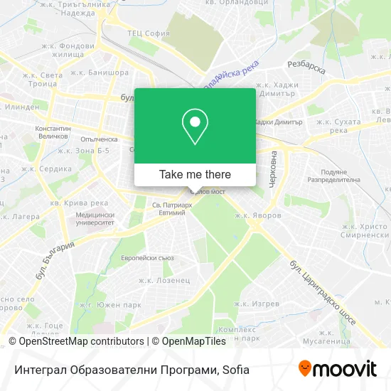 Карта Интеграл Образователни Програми