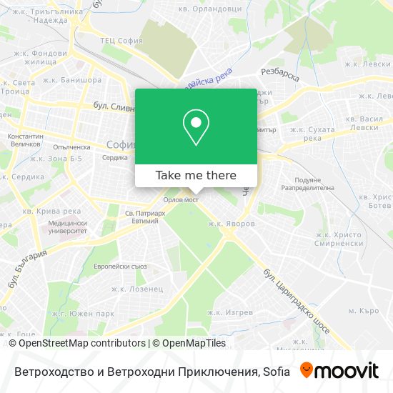 Ветроходство и Ветроходни Приключения map