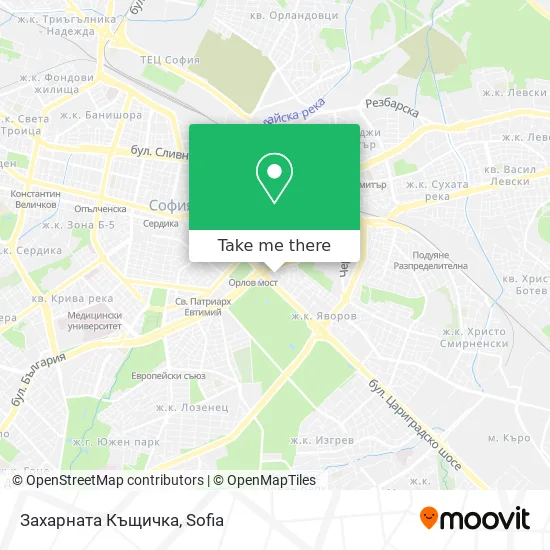 Карта Захарната Къщичка