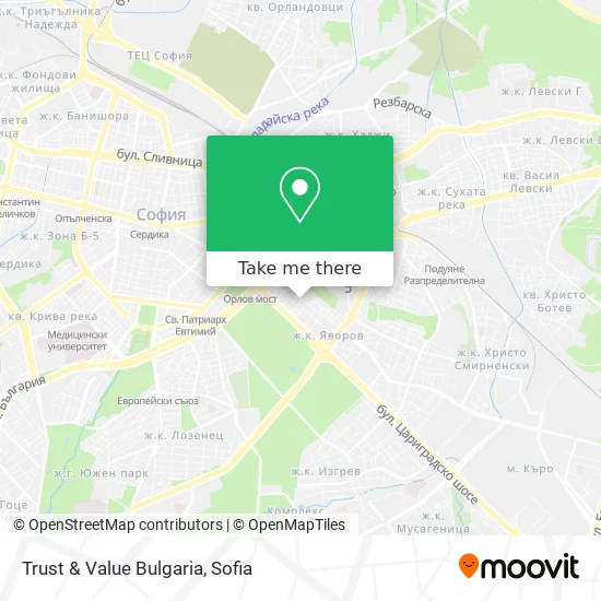 Карта Trust & Value Bulgaria