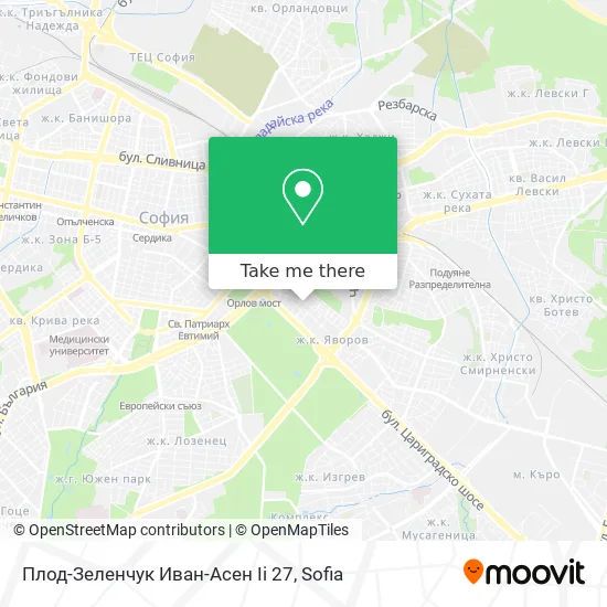 Карта Плод-Зеленчук Иван-Асен Ii 27