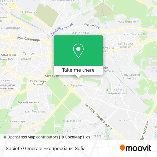 Societe Generale Експресбанк map