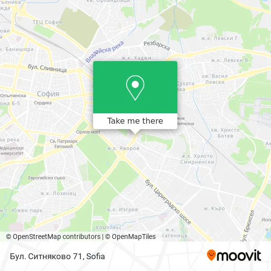 Карта Бул. Ситняково 71