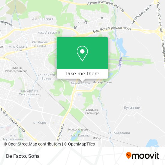 De Facto map