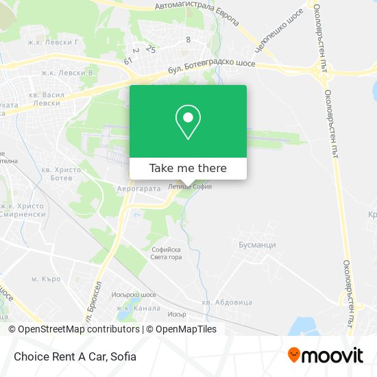 Choice Rent A Car map