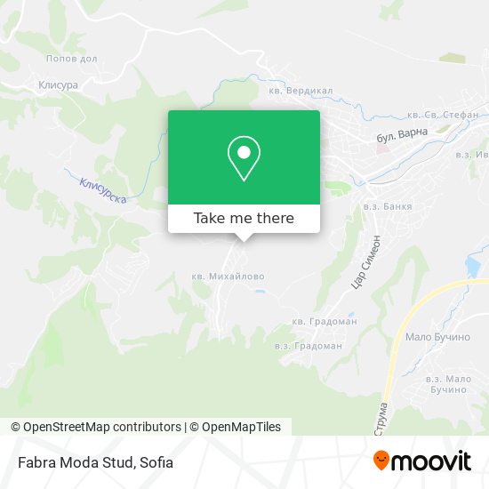 Fabra Moda Stud map
