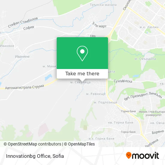Карта Innovationbg Office