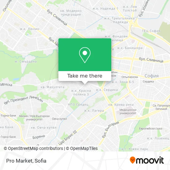 Карта Pro Market