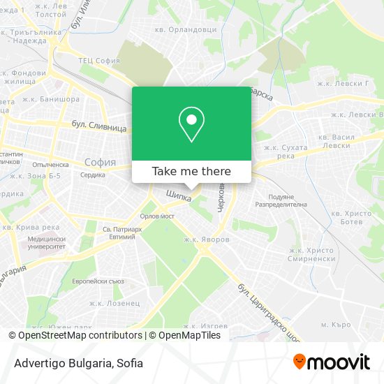 Advertigo Bulgaria map