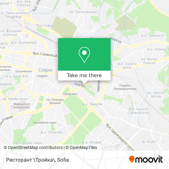 Ресторант \Тройка\ map