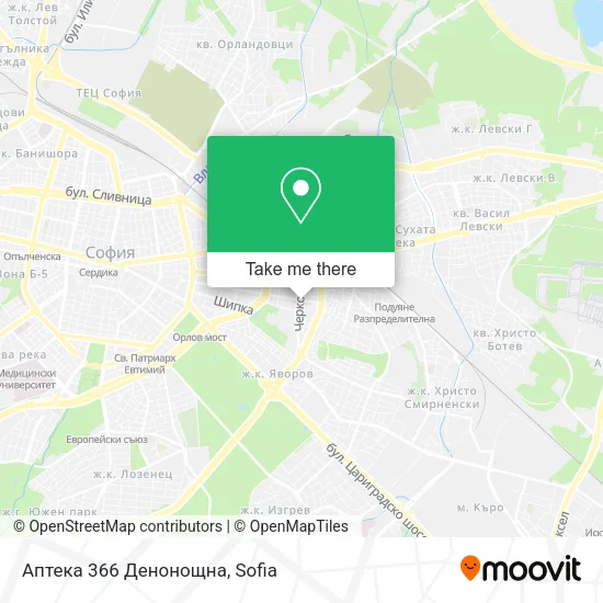 Карта Аптека 366 Денонощна