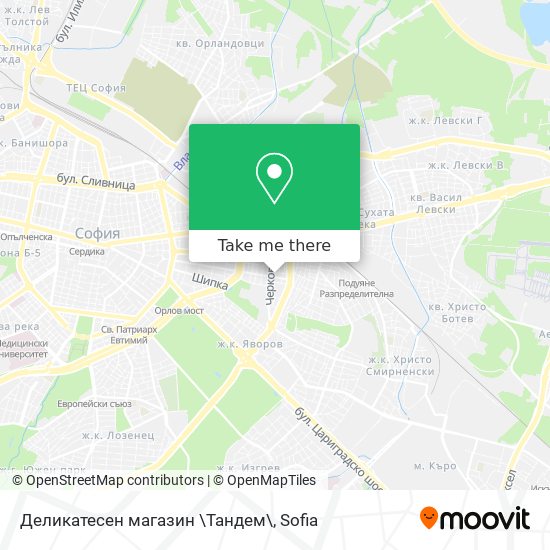 Карта Деликатесен магазин \Тандем\