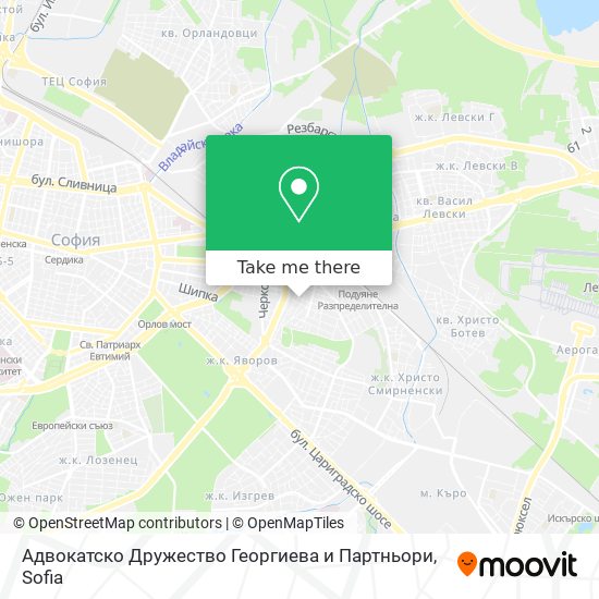 Карта Адвокатско Дружество Георгиева и Партньори