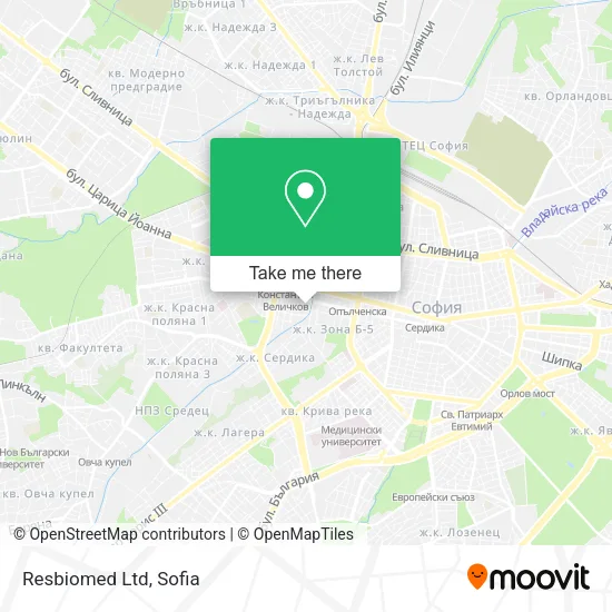 Карта Resbiomed Ltd