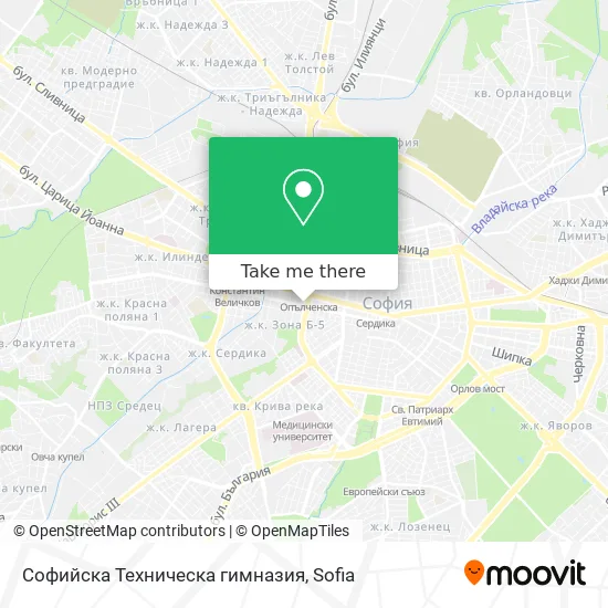 Софийска Техническа гимназия map