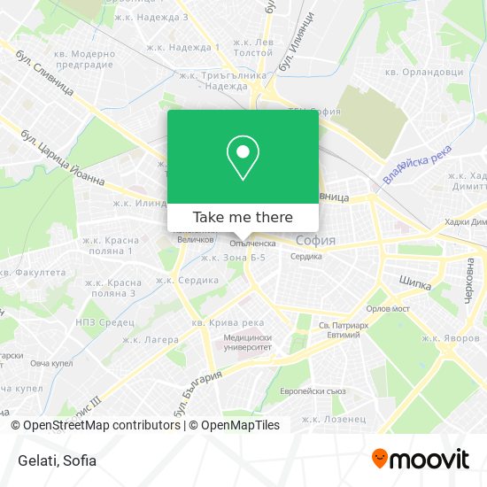 Gelati map