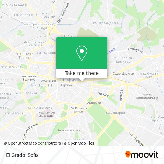 El Grado map