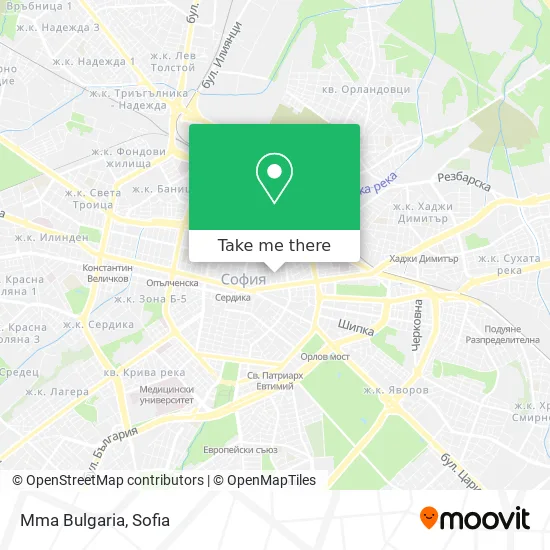 Карта Mma Bulgaria