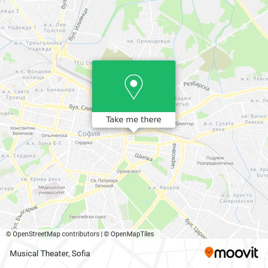 Карта Musical Theater