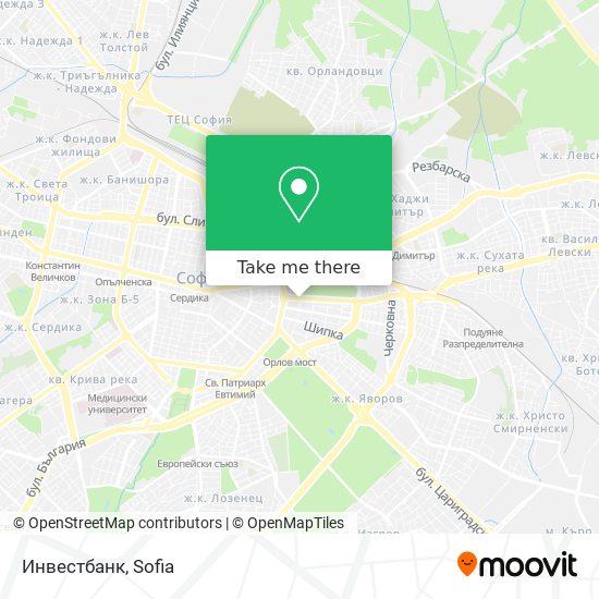 Карта Инвестбанк