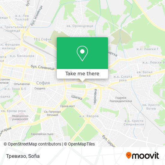 Тревизо map