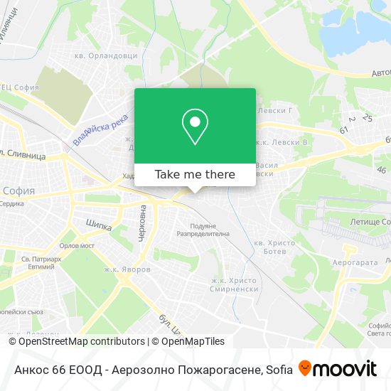 Анкос 66 ЕООД - Аерозолно Пожарогасене map