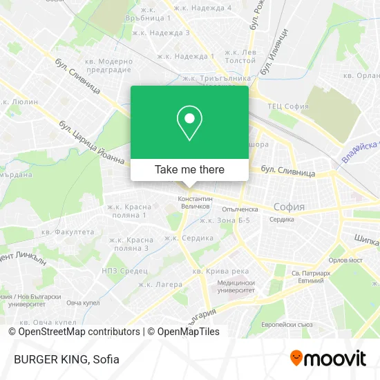 Карта BURGER KING