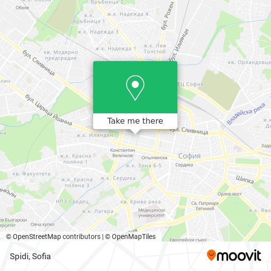 Spidi map