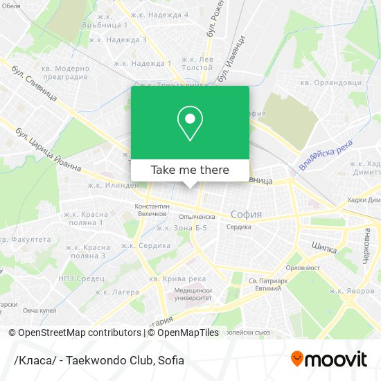 /Класа/ - Taekwondo Club map