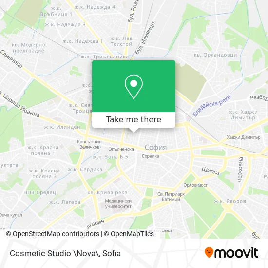 Карта Cosmetic Studio \Nova\