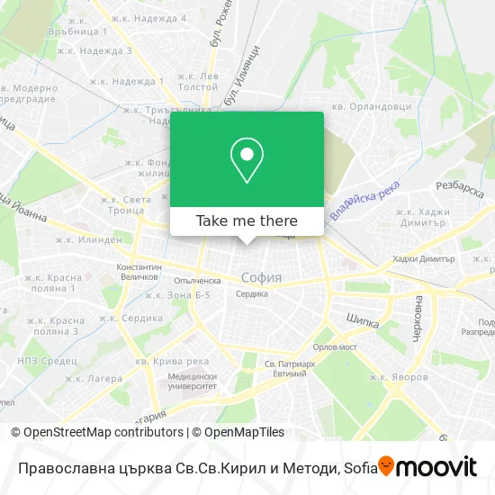 Православна църква Св.Св.Кирил и Методи map