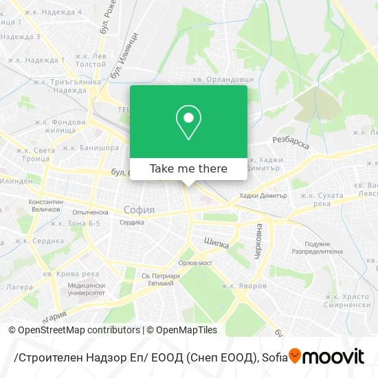 Карта /Строителен Надзор Еп/ ЕООД (Снеп ЕООД)