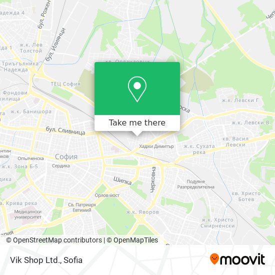 Vik Shop Ltd. map