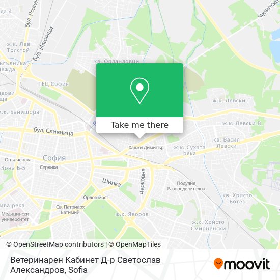 Ветеринарен Кабинет Д-р Светослав Александров map