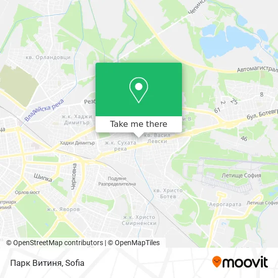 Карта Парк Витиня