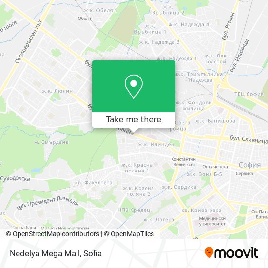 Карта Nedelya Mega Mall