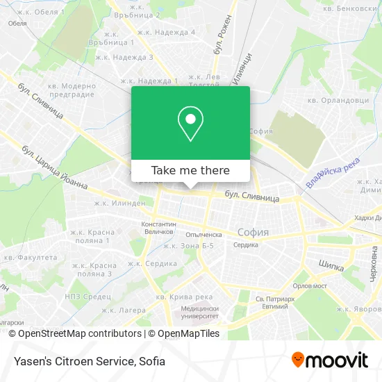 Карта Yasen's Citroen Service