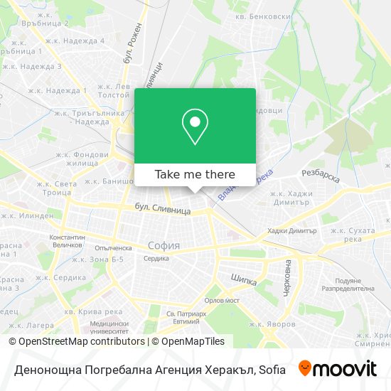 Карта Денонощна Погребална Агенция Херакъл