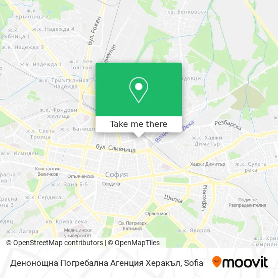 Карта Денонощна Погребална Агенция Херакъл