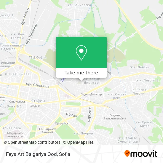 Карта Feys Art Balgariya Ood