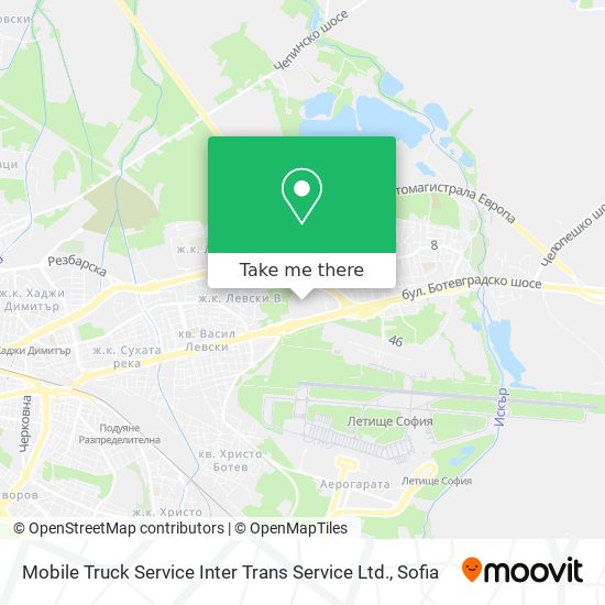 Mobile Truck Service Inter Trans Service Ltd. map