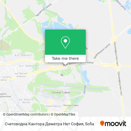 Карта Счетоводна Кантора Деметра Нет София