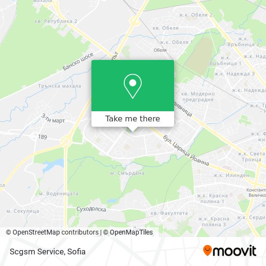 Scgsm Service map