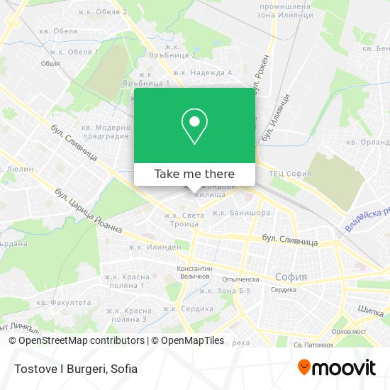 Tostove I Burgeri map